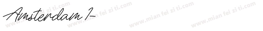 Amsterdam 1字体转换